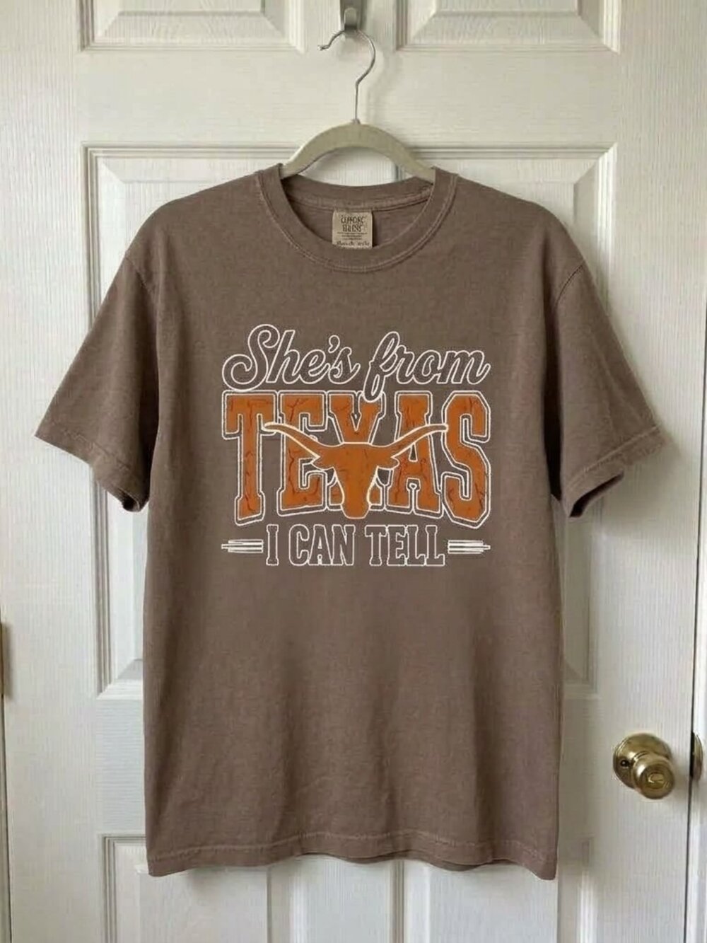 She's From Texas I Can Tell Comfort Colors T-shirt